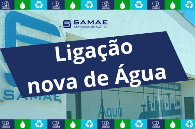 LIGAÇÃO NOVA DE ÁGUA