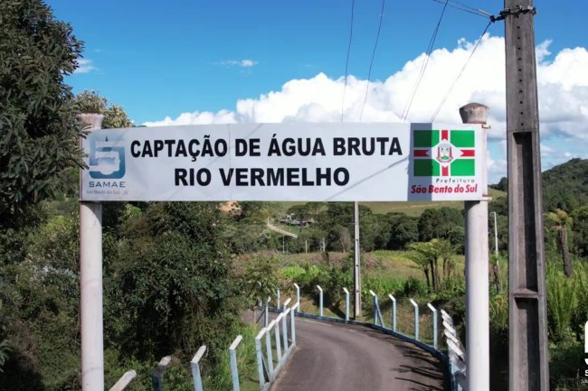 Captação de Água Bruta do SAMAE - São Bento do Sul
