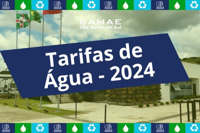 Tarifas de Água/Esgoto - 2024