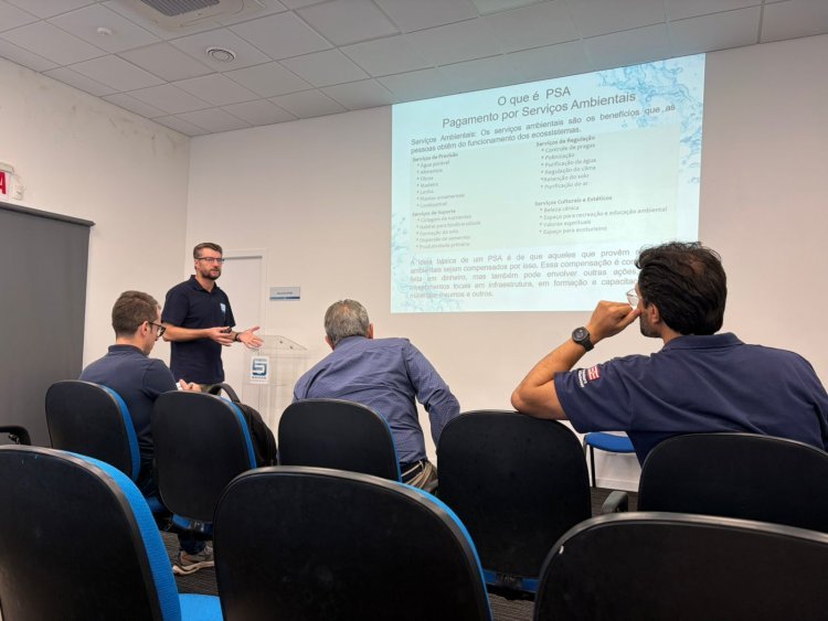São Bento do Sul recebe visita técnica de Blumenau para conhecer Programa Produtor de Água